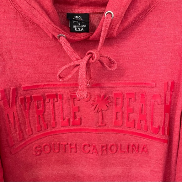 Isaac's Designs ‘Myrtle Beach South Carolina’ Graphic Hoodie Men Size M (EUC) - Picture 4 of 12